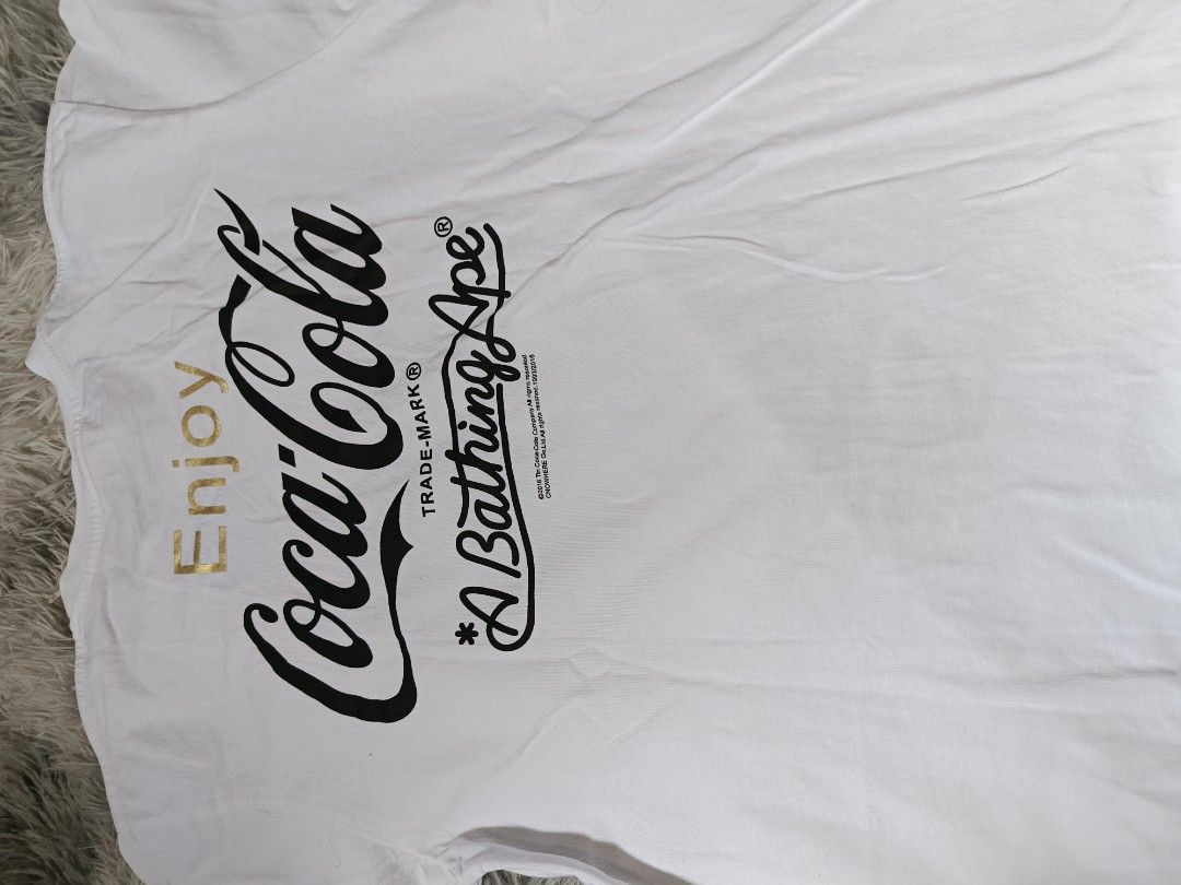 Bathing ape Collab coca cola (Category: Tshirts & Polo Shirts ) located in Quezon City. Submitted by tedthrift (Listing ID 1461376693, Image 2). Description: brand-new condi excellent condition 10/10 from thriftstore.