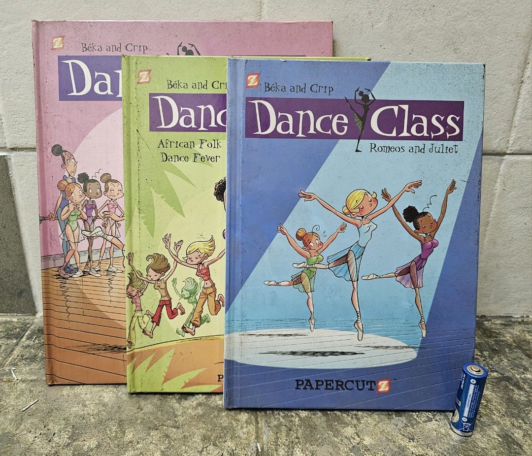 BEKA AND CRIP Dance Class Graphic Novels Hardcover (Category: Children's Books) located in Quezon City. Submitted by charliebrown_olx (Listing ID 1461492833, Image 1). Description: ▪︎ So, You Think You Can Hip-Hop ▪︎ Romeos and Juliet ▪︎ African Folk Dance Fever Age Range: 7-11 years Series: Dance Class Graphic Novels Hardcover: 48 pages each Condition: Good, No missing or torn pages Price: P100.00 Each TERMS & CONDITIONS: 1. C.O.D. Can meet buye