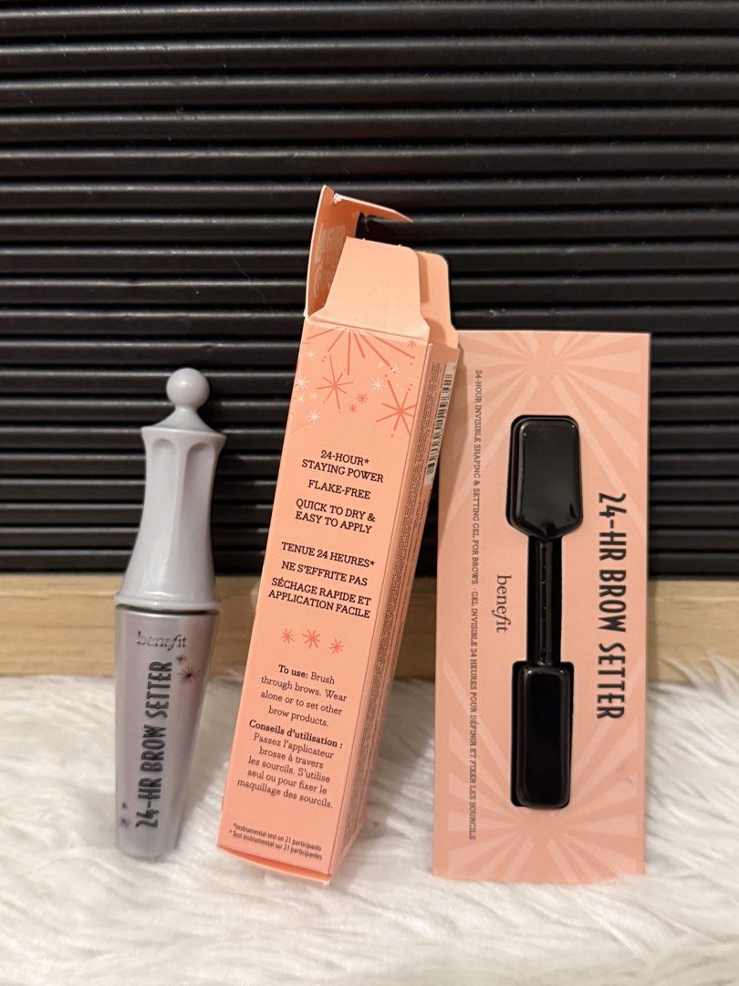 Benefit 24hr brow setter 2ml w free sample (Category: Makeup) located in Quezon City. Submitted by quirksandcurls (Listing ID 1461343617, Image 3). Description: .