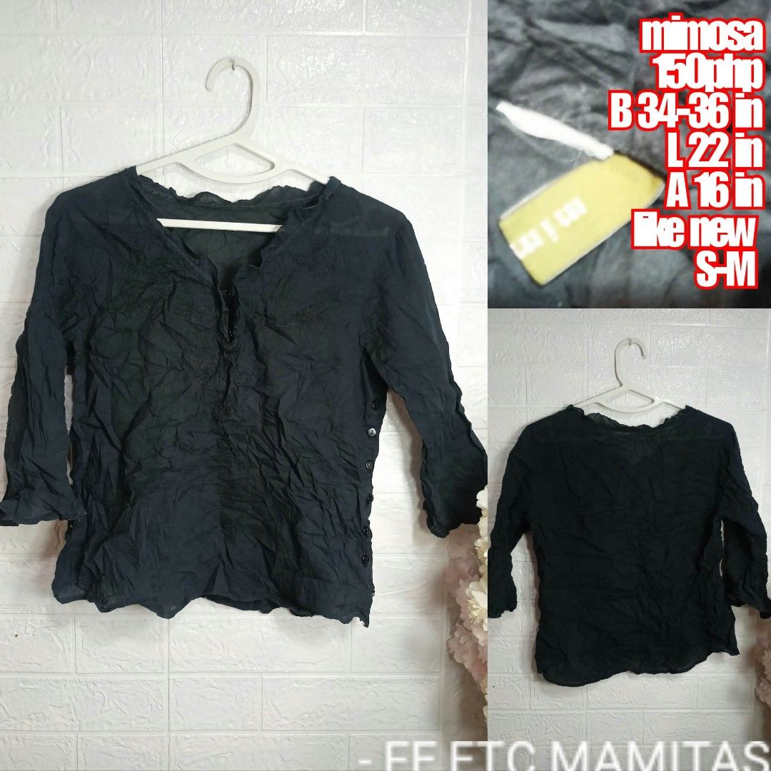Black blouse SM (Category: Blouses) located in Santa Maria. Submitted by usbrands1987 (Listing ID 1461525859, Image 1). Description: .