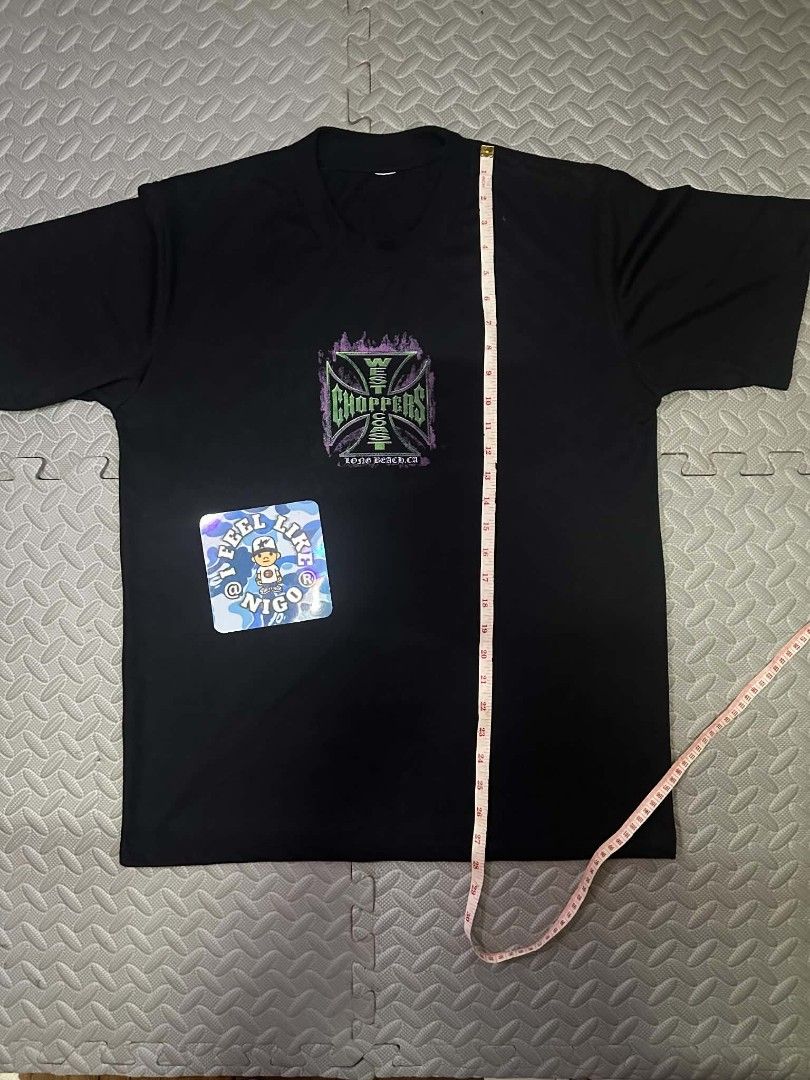 Westcoast Choppers Long Beach CA (Category: Tshirts & Polo Shirts ) located in Davao. Submitted by if33likenigo (Listing ID 1461324896, Image 3). Description: 600each -2PCS WEST COAST Choppers' and 'Long Beach CA' graphic. cut tags - Measurements are clearly shown in the product photos. -LARGE W21.5 L28 -XL W23 L28 -DECLARED OFF STILL GOODS FOR PSG.