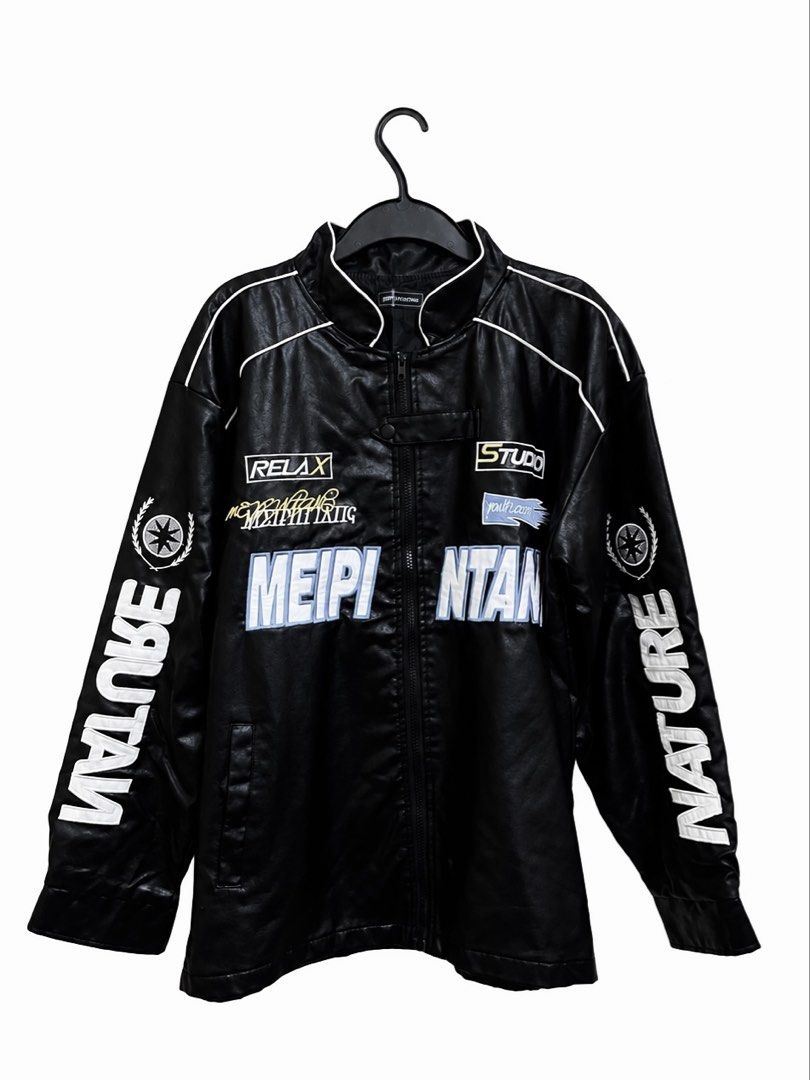 Black Racing Leather Jacket (Category: Coats, Jackets and Outerwear) located in Manila. Submitted by by.dos (Listing ID 1461528834, Image 1). Description: Price still negotiable Rfs: Only used once, dont need it anymore.