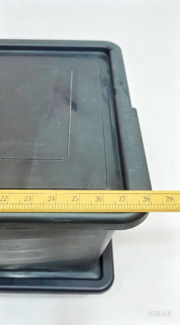 Black Rectangular Storage Box Container (Category: Storage Boxes & Baskets) located in Quezon City. Submitted by j_heather (Listing ID 1461561052, Image 2). Description: 160 L each 2 for 700 only bagong bago pa saglit lang nagamit need lang ng space sa bahay for pick up or lalamove.