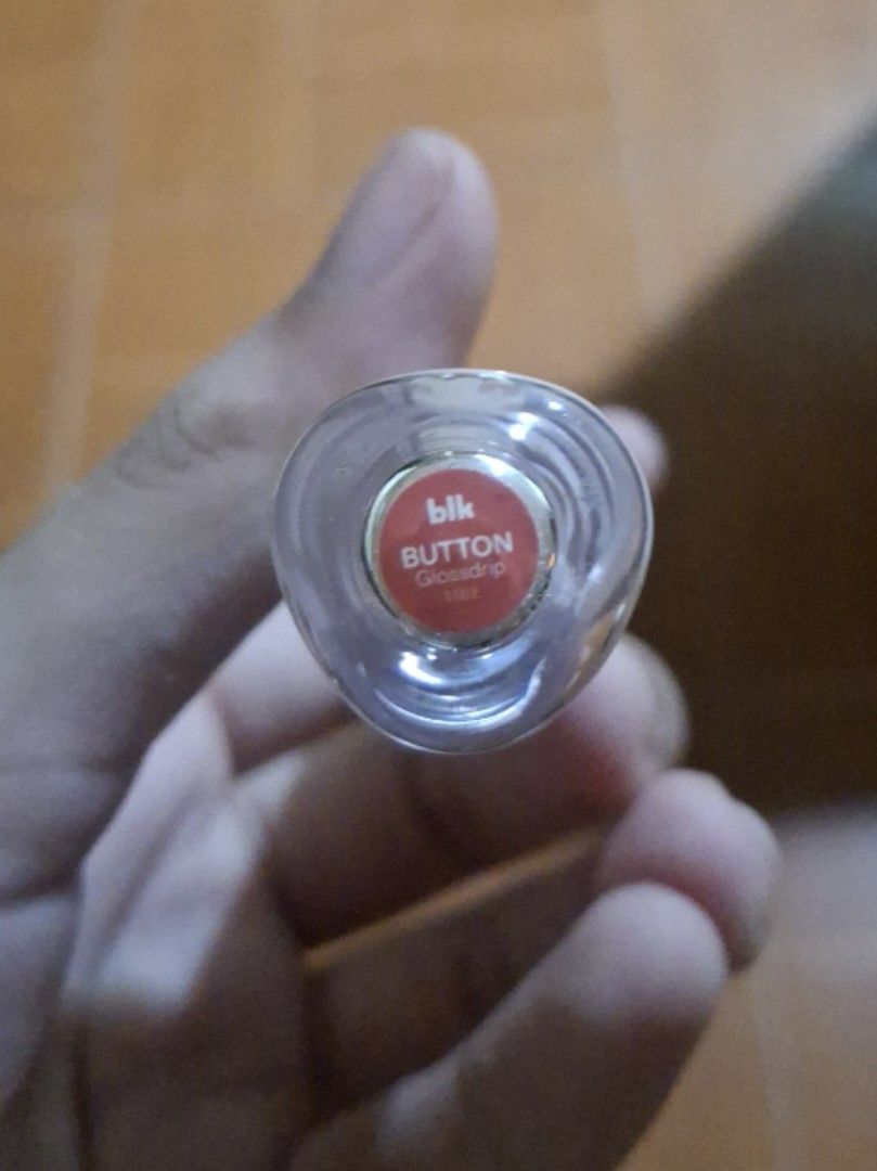 blk cosmetics Glossdrip Lips (Tint) - Button (Category: Makeup) located in Plaridel. Submitted by niannyyy (Listing ID 1461490132, Image 3). Description: - Smells like candy 🍬 - 99% Full (Swatched only) - No Box - Peachy Pink Shade.