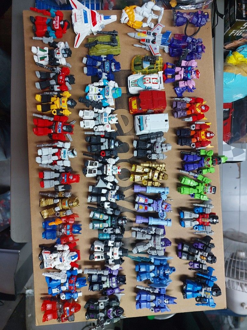 Blokees Transformers Action Figures assorted. Take all. (Category: Action & Battle Toys) located in Manila. Submitted by robinshobbyshopph (Listing ID 1461507693, Image 1). Description: - Bundle of mini Transformers action figures - Figures from various Transformers series - Includes figures in both robot and vehicle modes - Ideal for any Transformers enthusiast - Pick up at Robin's Hobby shop, Shoppesville Plus, Greenhills - BPI deposit/online t
