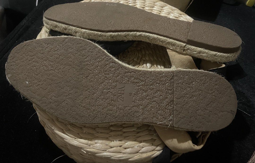 BN Zara Espadrilles (Category: Wedges) located in Batangas. Submitted by norskieshoppe (Listing ID 1461419475, Image 3). Description: Sz 10 or 27 cm so nice when worn for casual , everyday and summer look no flaws.