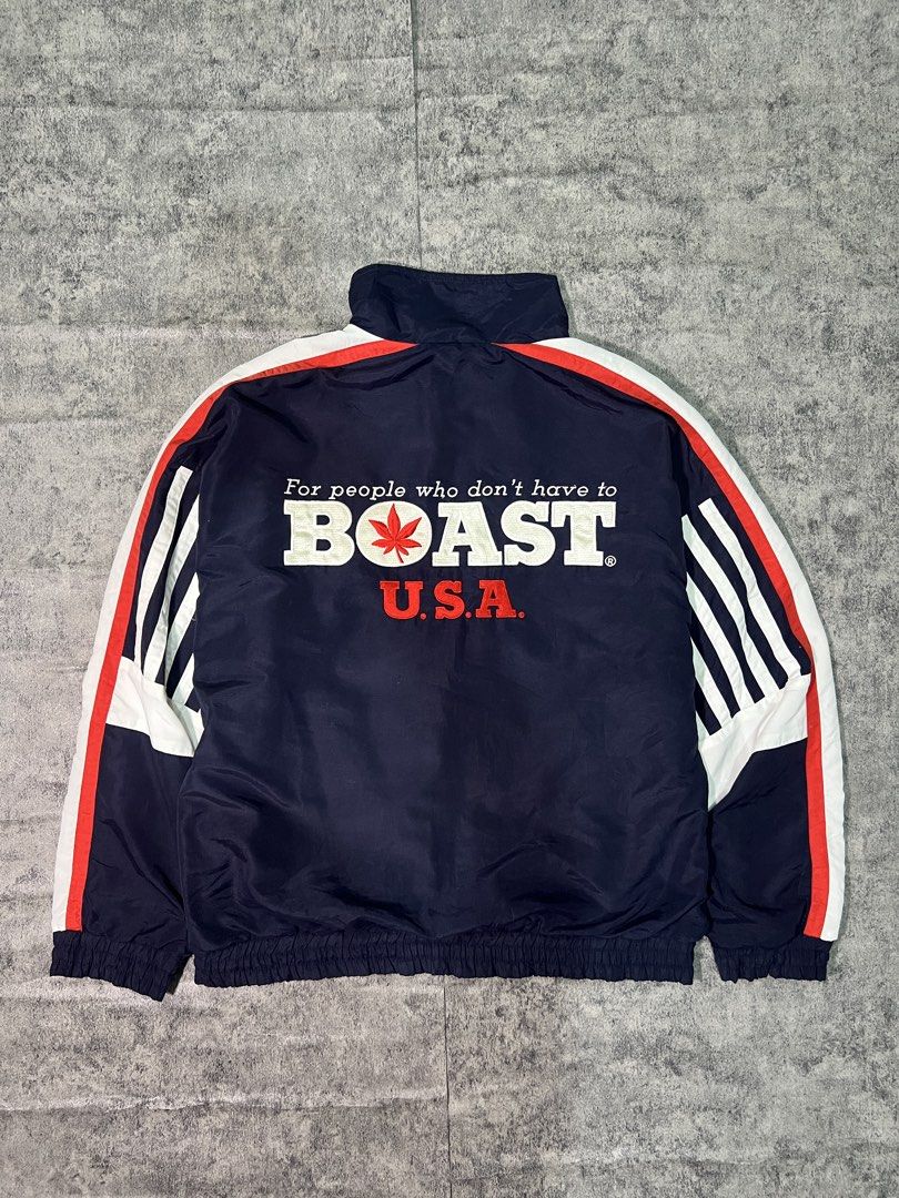 BOAST USA (Category: Coats, Jackets and Outerwear) located in Manila. Submitted by 2karchive.ph (Listing ID 1461529043, Image 2). Description: Small on tag / good condition Length: 25 inch Width: 23.5 inch PAYMENT FIRST BUYER WILL SHOULDER THE SHIPPING FEE COURIER: JNT.