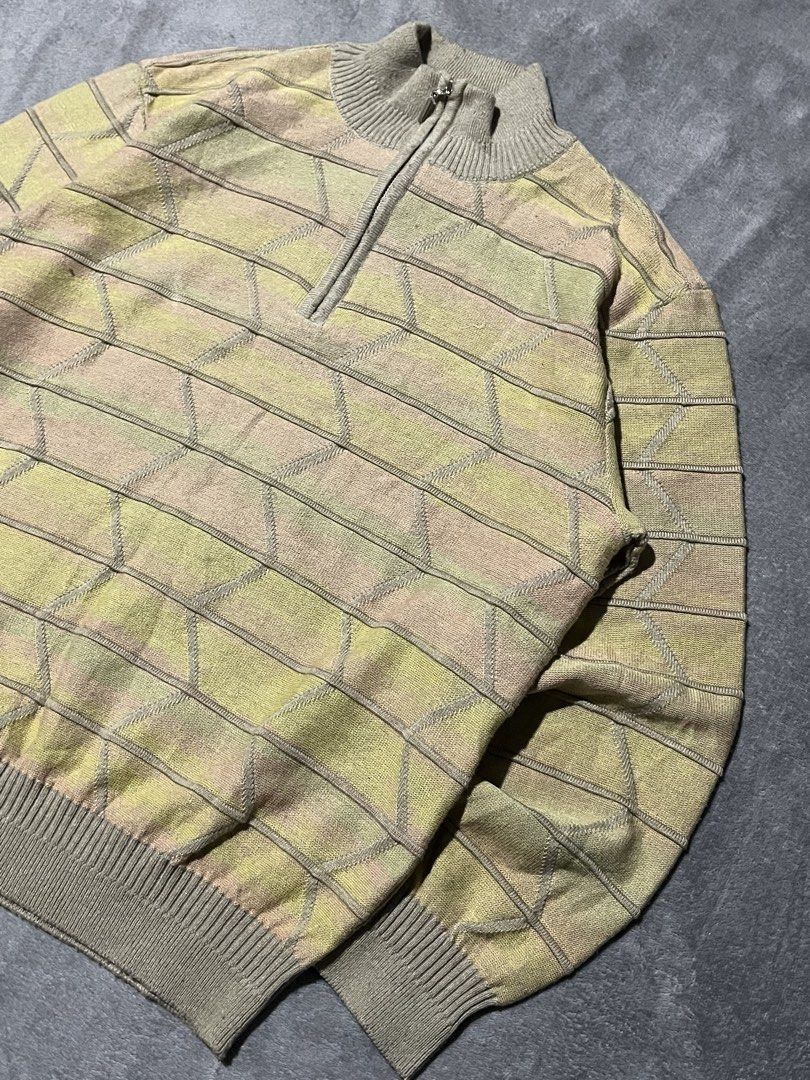 BONTON KNITTED QUARTER ZIP SWEATER (Category: Coats, Jackets and Outerwear) located in Nabua. Submitted by nopfinds (Listing ID 1461430465, Image 3). Description: BONTON KNITTED QUARTER ZIP SWEATER SIZE MEDIUM DIMES 21x25 MINE FOR🔖₱399+sf EXCELLENT CONDITION COLOR MAY SLIGHTLY VARY DUE TO LIGHTING NEEDS WASH.