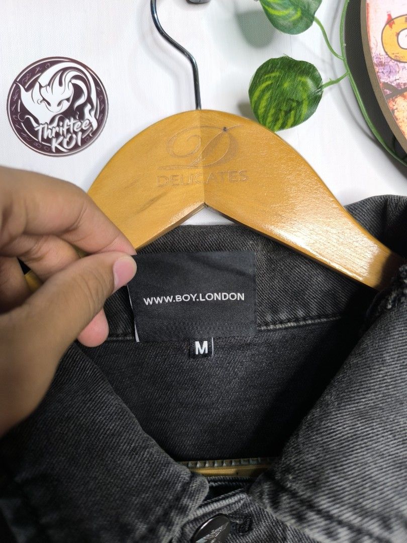 BOY LONDON DENIM JACKET (Category: Coats, Jackets and Outerwear) located in Puerto Princesa. Submitted by thriftykoi (Listing ID 1461517183, Image 3). Description: .