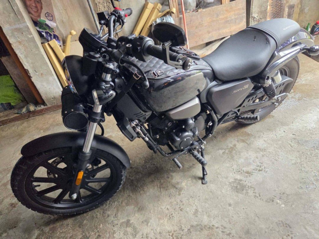 Bristol SRV200 Motorcycle (Category: Motorbikes for Sale) located in Manila. Submitted by christjohn25 (Listing ID 1461477877, Image 1). Description: Bristol SRV200 for sale. Black finish. Low mileage, well-maintained. Ready for the road. Great for city riding and weekend trips. Smooth engine and comfortable seat. Selling because I'm upgrading. Serious buyers only..