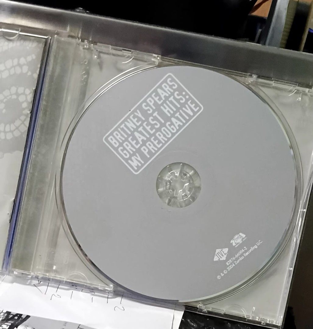 Britney Spears Greatest Hits: My Prerogative CD (Category: CDs & DVDs) located in Quezon City. Submitted by dancatz (Listing ID 1461540898, Image 2). Description: □ P 350.00 - Britney Spears Greatest Hits: My Prerogative CD - Includes iconic hits: Baby One More Time, Oops!...I Did It Again, Toxic, I'm a Slave 4 U, and more! - Features 3 brand new songs, including the title track 'My Prerogative' - Comes with never-before-seen photos - Perfect col