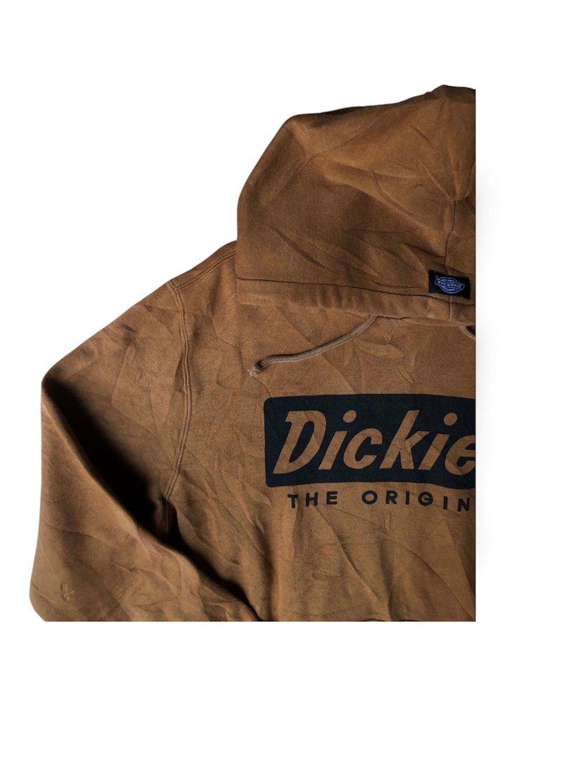 BROWN PULL OVER HOODIE DICKIES (Category: Hoodies) located in Bacolod City. Submitted by truk_thrift (Listing ID 1461345571, Image 2). Description: .