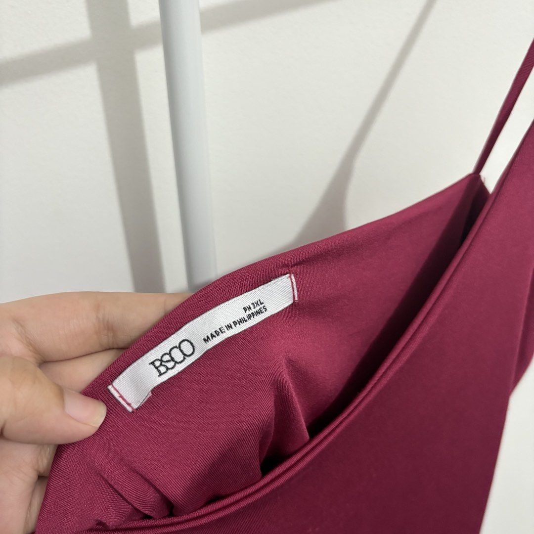 BSCO - Spaghetti Strap Tank Top (Magenta) (Category: Sleeveless) located in Quezon City. Submitted by thisisshobe (Listing ID 1461473891, Image 2). Description: 🌊 NOTE: Kindly read the reminders posted in the product slideshow. Follow us on our Social Media Page: Sunny Clothing PH 🌞 ——— 💫 Product Information • Brand: BSCO • Size: Large to XL • Details: Used Once.