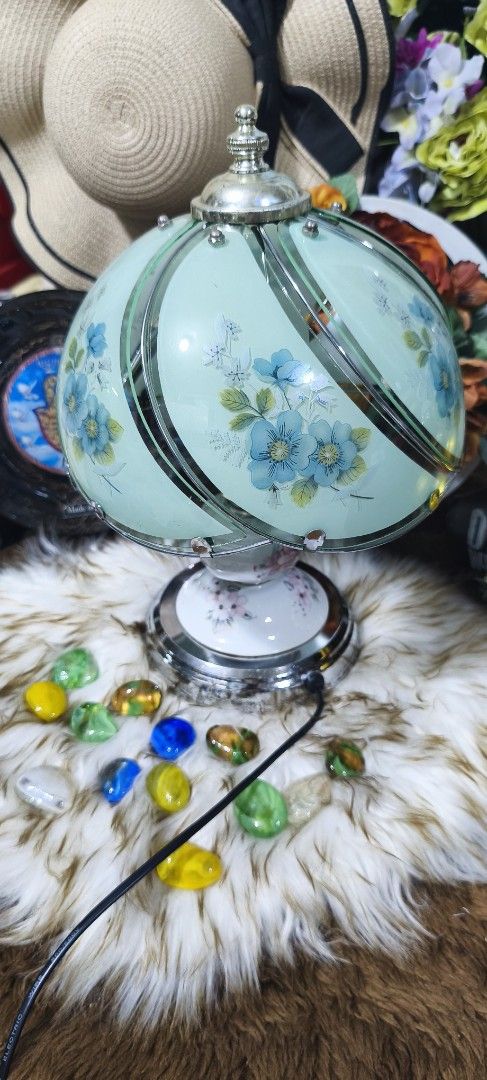 Bundle 2 PCs Vintage lampshade for only 2500 (Category: Lighting) located in Manila. Submitted by shawn0320_fish (Listing ID 1461508691, Image 2). Description: These beautiful lighting fixtures are vintage glass touch lamps, highly popular decorative home items from the 1980s and 1990s. They are widely sought after today for cottagecore, grandmacore, and Hollywood Regency aesthetic styles. .