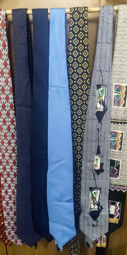 Bundle of 8 Men's Neckties (Take All) (Category: Ties) located in Manila. Submitted by hommie888 (Listing ID 1461553265, Image 1). Description: RFS: Decluttering. Location: Capitol Park Homes 2, North Caloocan. Nearest known landmarks are SM Fairview and Fairview Terraces. Payment first through GCash. Shipping through Lalamove. Shipping fee courtesy of the buyer. You may also pick-up the items from our place. Message us for inquiries. Thank you a