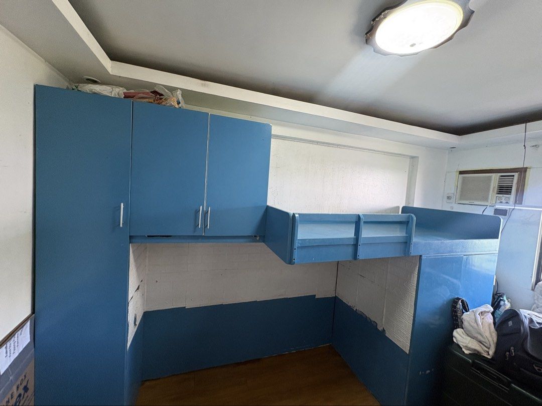 BUNK BED WITH LADDER AND CABINETS (Category: Bed Frames & Mattresses) located in Manila. Submitted by weaniceteee (Listing ID 1461355631, Image 1). Description: - PM for more info - VERY NEGOTIABLE.
