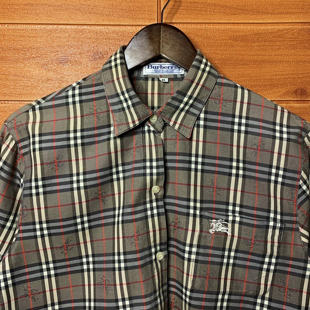 Burberry All over Logo Nova Check Plaid Button down (Category: Formal Shirts) located in Quezon City. Submitted by donklasiko (Listing ID 1461554704, Image 3). Description: Condition: 9.5+/10 Pristine condition Issue: non Refer to the dimension 🤗 PM FOR MORE DETAILS NO RETURN, NO EXCHANGE & NO REFUND! ✅I ALSO ACCEPT TRADE/SWAP TO ANYTHING JUST DROP YOUR OFFER Please manage your expectations, this is a secondhand item. What you see is what you ge