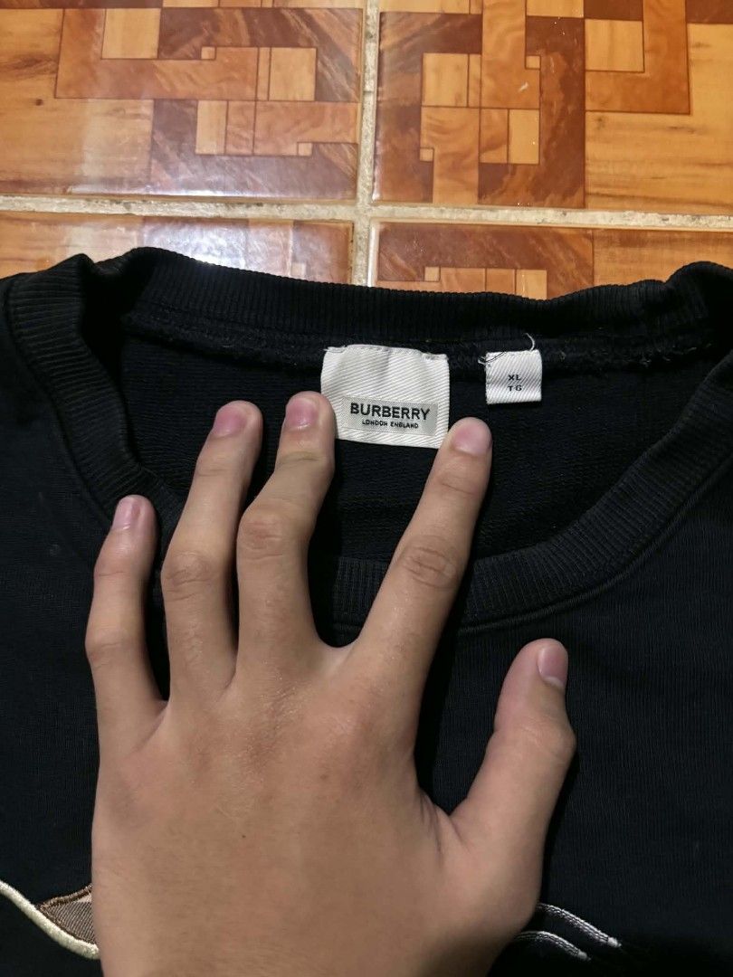 Burberry Black Sweatshirt (Category: Coats, Jackets and Outerwear) located in Manila. Submitted by kennethcollections (Listing ID 1461485660, Image 2). Description: .