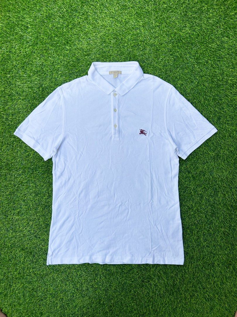 Burberry Brit Whit Polo Shirt (Category: Tshirts & Polo Shirts ) located in Davao. Submitted by sta_archive (Listing ID 1461472855, Image 3). Description: Burberry Brit Whit Polo Shirt Width - 20.5 Length - 29.5 (Large on tag) Color Rate - 9.5/10 Excellent Condition No Major Issues Slight Loose in Sleeve Hem (normal signs of usage) 750 + Shipping Fee .