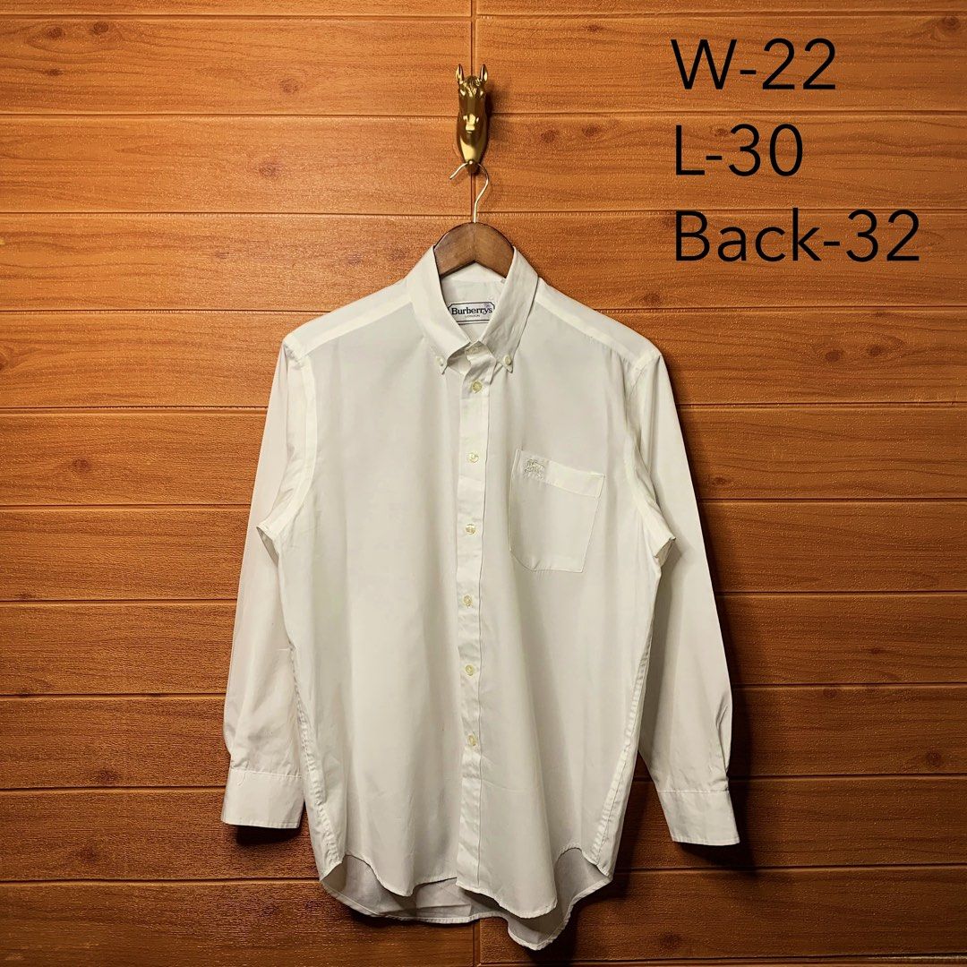 Burberry London Button down (Category: Formal Shirts) located in Quezon City. Submitted by donklasiko (Listing ID 1461558407, Image 2). Description: Condition: 9.5+/10 Pristine condition Issue: non Refer to the dimension 🤗 PM FOR MORE DETAILS NO RETURN, NO EXCHANGE & NO REFUND! ✅I ALSO ACCEPT TRADE/SWAP TO ANYTHING JUST DROP YOUR OFFER Please manage your expectations, this is a secondhand item. What you see is what you get 😊 💵MOP: GCASH, BDO o