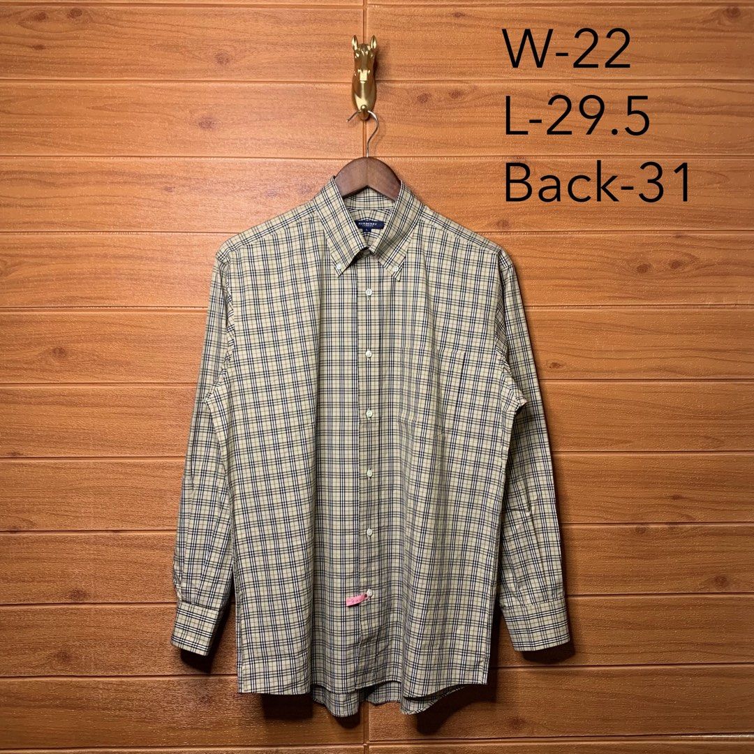 Burberry London Nova Check Plaid Button down (Category: Formal Shirts) located in Quezon City. Submitted by donklasiko (Listing ID 1461545212, Image 2). Description: Condition: 9.5+/10 Pristine condition Issue: non Refer to the dimension 🤗 PM FOR MORE DETAILS NO RETURN, NO EXCHANGE & NO REFUND! ✅I ALSO ACCEPT TRADE/SWAP TO ANYTHING JUST DROP YOUR OFFER Please manage your expectations, this is a secondhand item. What you see is what you get 😊 💵