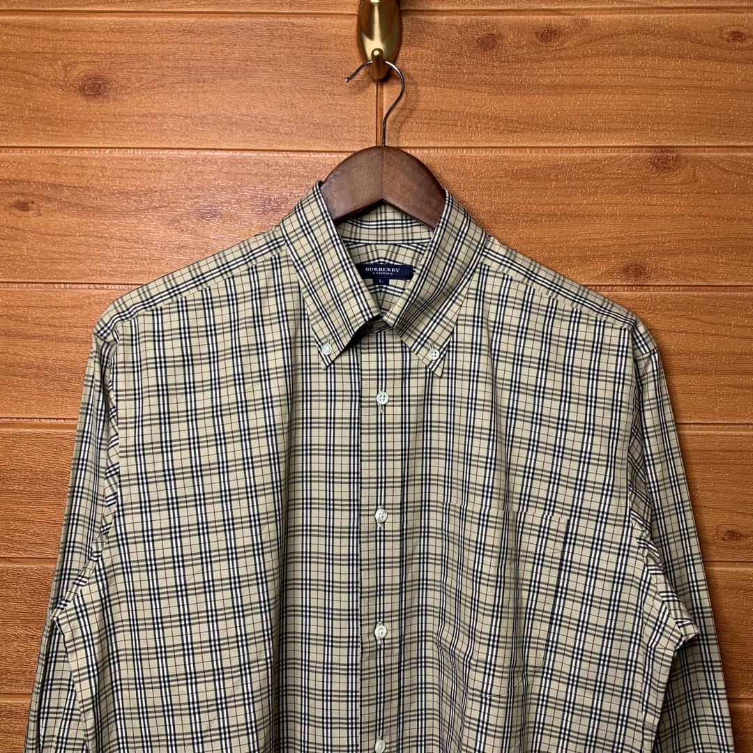 Burberry London Nova Check Plaid Button down (Category: Formal Shirts) located in Quezon City. Submitted by donklasiko (Listing ID 1461545212, Image 3). Description: Condition: 9.5+/10 Pristine condition Issue: non Refer to the dimension 🤗 PM FOR MORE DETAILS NO RETURN, NO EXCHANGE & NO REFUND! ✅I ALSO ACCEPT TRADE/SWAP TO ANYTHING JUST DROP YOUR OFFER Please manage your expectations, this is a secondhand item. What you see is what you get 😊 💵