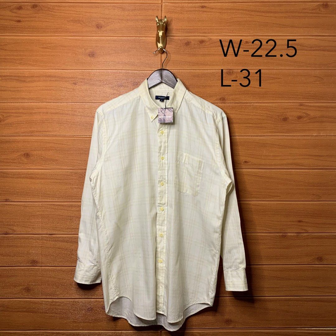 Burberry London Nova Check Plaid Button down (Category: Formal Shirts) located in Quezon City. Submitted by donklasiko (Listing ID 1461545256, Image 2). Description: Condition: 9.5+/10 Pristine condition Issue: non Refer to the dimension 🤗 PM FOR MORE DETAILS NO RETURN, NO EXCHANGE & NO REFUND! ✅I ALSO ACCEPT TRADE/SWAP TO ANYTHING JUST DROP YOUR OFFER Please manage your expectations, this is a secondhand item. What you see is what you get 😊 💵