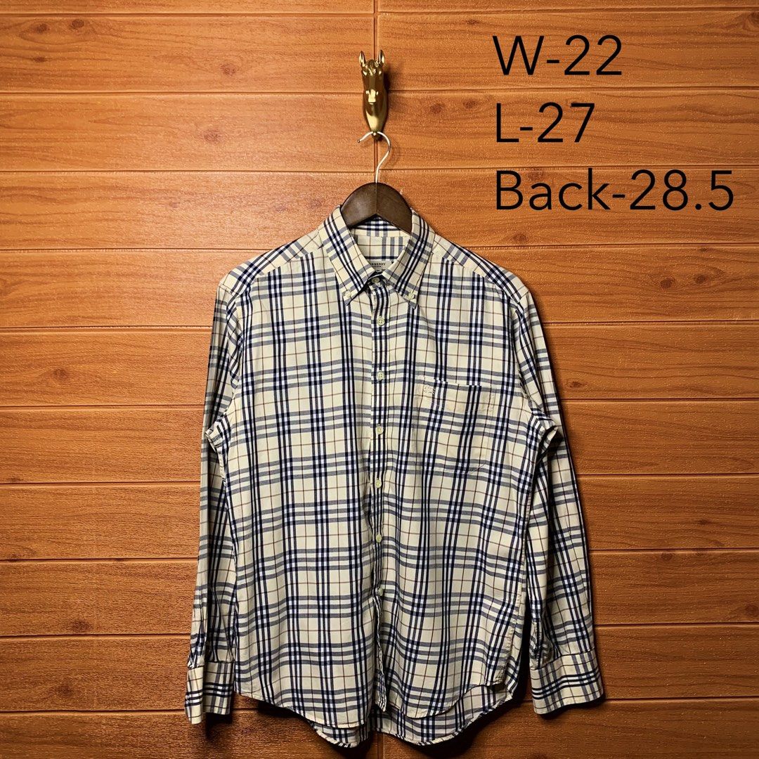 Burberry London Nova Check Plaid Button down (Category: Formal Shirts) located in Quezon City. Submitted by donklasiko (Listing ID 1461558451, Image 2). Description: Condition: 9.5+/10 Pristine condition Issue: non Refer to the dimension 🤗 PM FOR MORE DETAILS NO RETURN, NO EXCHANGE & NO REFUND! ✅I ALSO ACCEPT TRADE/SWAP TO ANYTHING JUST DROP YOUR OFFER Please manage your expectations, this is a secondhand item. What you see is what you get 😊 💵