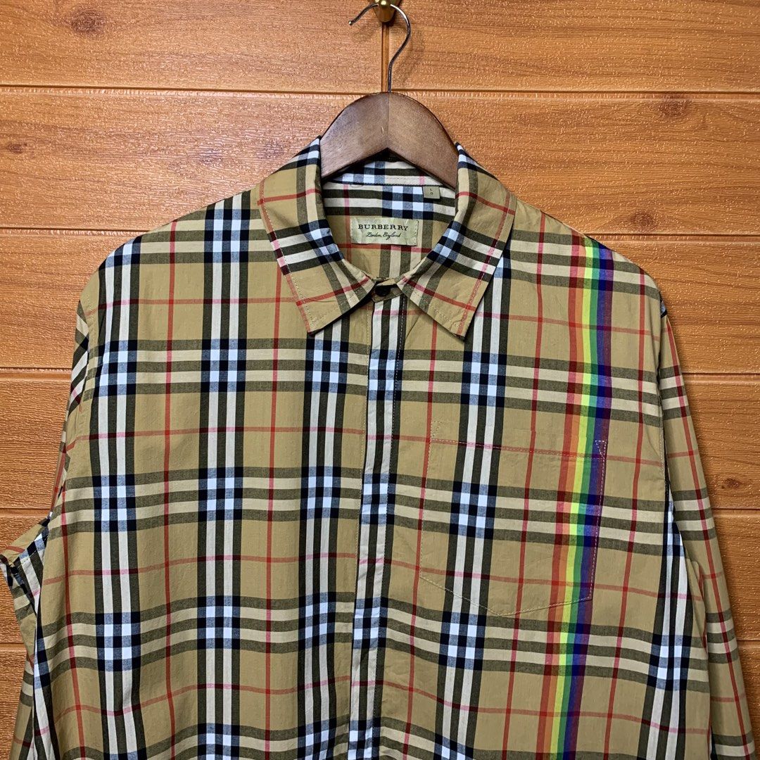 Burberry Londong England Nova Check Plaid Rainbow Button down (Category: Formal Shirts) located in Quezon City. Submitted by donklasiko (Listing ID 1461553530, Image 3). Description: Condition: 9.5+/10 Pristine condition Issue: non Refer to the dimension 🤗 PM FOR MORE DETAILS NO RETURN, NO EXCHANGE & NO REFUND! ✅I ALSO ACCEPT TRADE/SWAP TO ANYTHING JUST DROP YOUR OFFER Please manage your expectations, this is a secondhand item. What you see is w