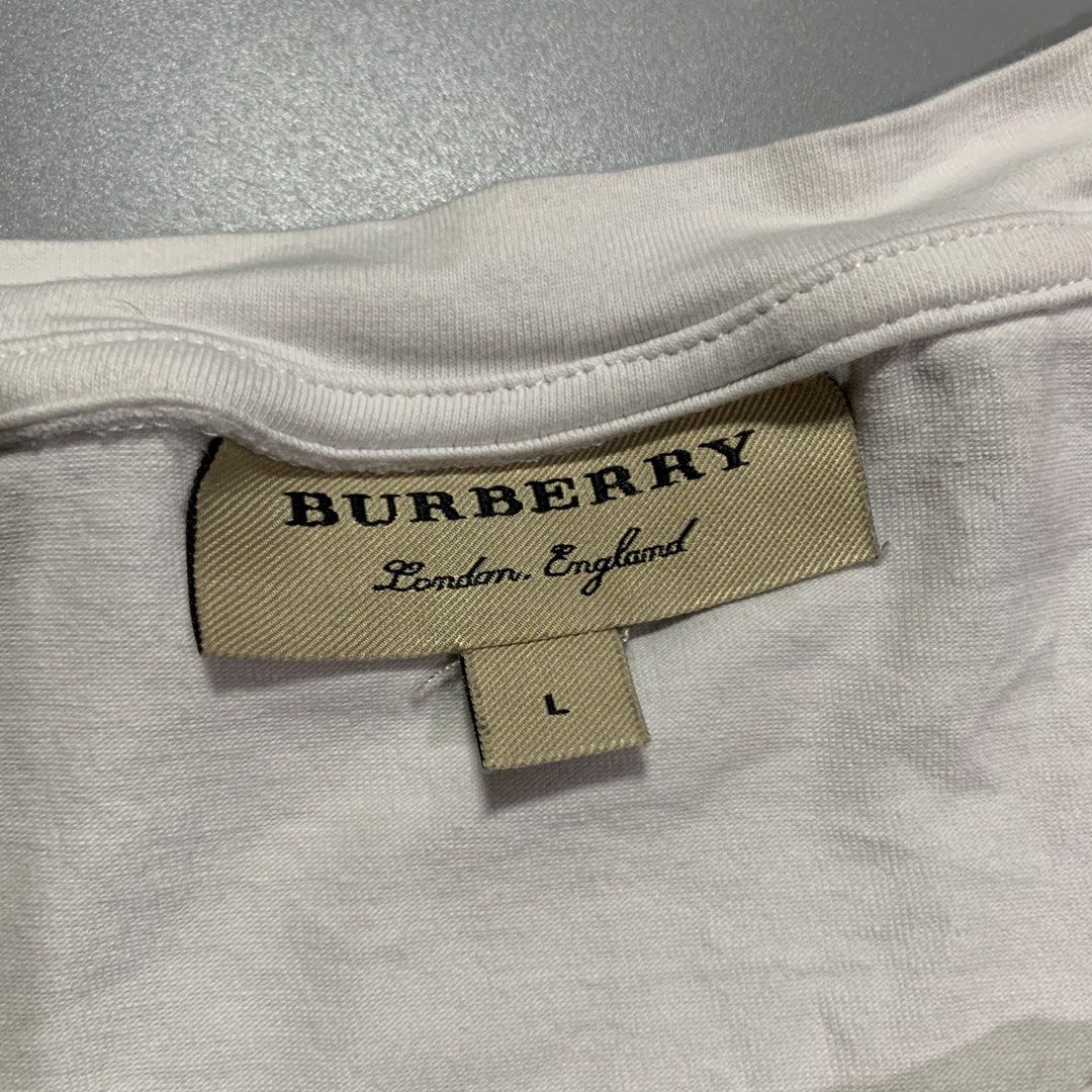 Burberry shirt embroidery design (Category: Tshirts & Polo Shirts ) located in Davao. Submitted by jandyfuert21303 (Listing ID 1461499436, Image 3). Description: Excellent condition No issues Need wash only 21.5x27.