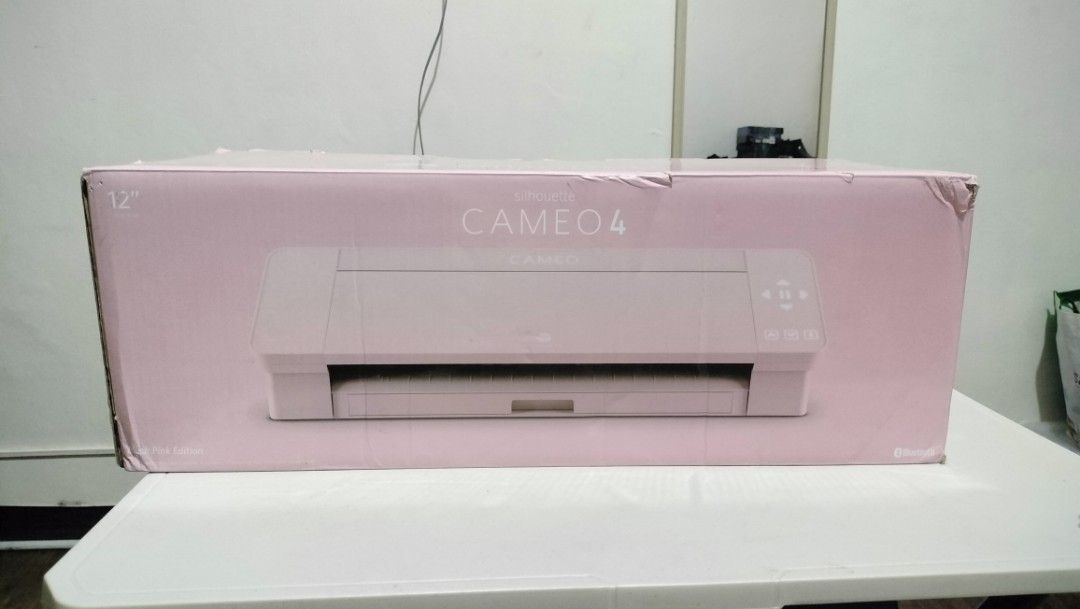 CAMEO 4 PINK (Category: Craft Supplies & Tools) located in Manila. Submitted by marysprin61280 (Listing ID 1461430970, Image 3). Description: cameo 4 pink selling this cutter for 12000 non negotiable. with box original adaptor and cable might give freebies for sure buyer. pick up only located at Brgy. Valenzuela, Makati City.