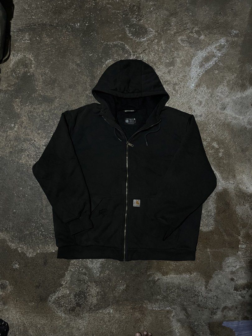 CARHARTT RAIN DEFENDER (Category: Coats, Jackets and Outerwear) located in Santa Cruz. Submitted by youngearth.c72f95 (Listing ID 1461337255, Image 1). Description: CARHARTT RAIN DEFENDER Good condition Color rate-9/10 Issue-holde sa pocket kita sa pic at need wash Dimes-28x30 .