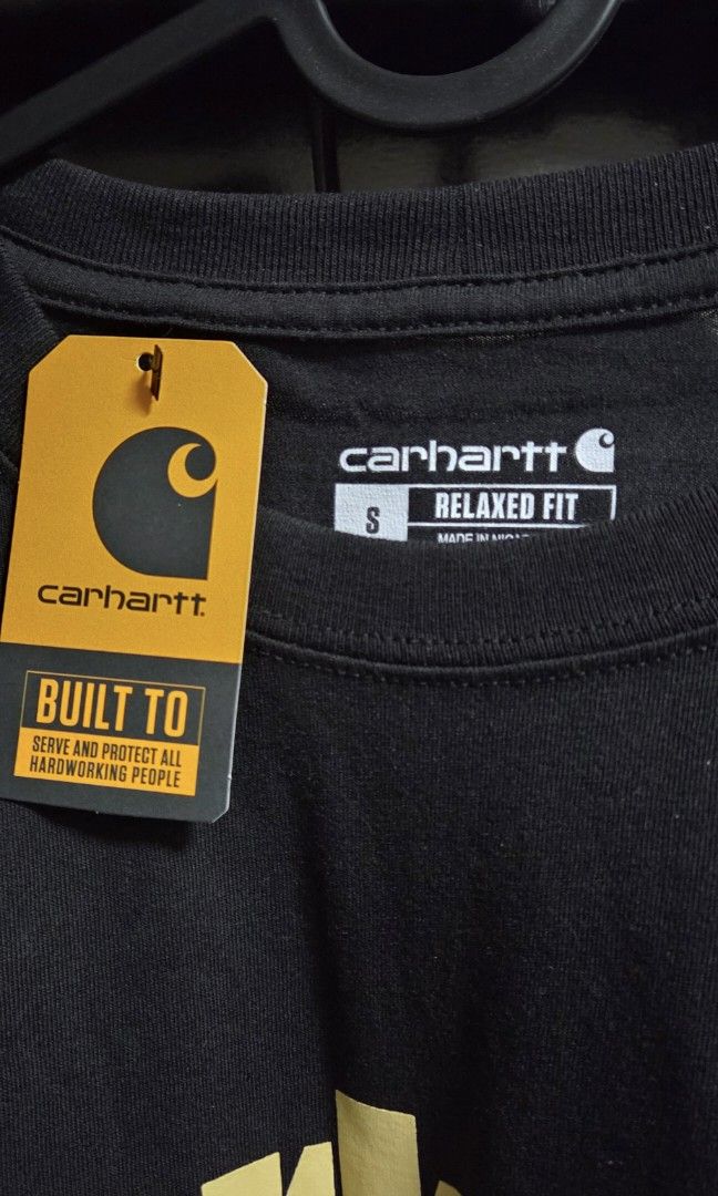 Carhartt T shirt Small (Category: Tshirts & Polo Shirts ) located in Manila. Submitted by daddyhunt99 (Listing ID 1461477314, Image 2). Description: BNEW Carhartt Shirt Black 20X29 Fits Small to Medium.