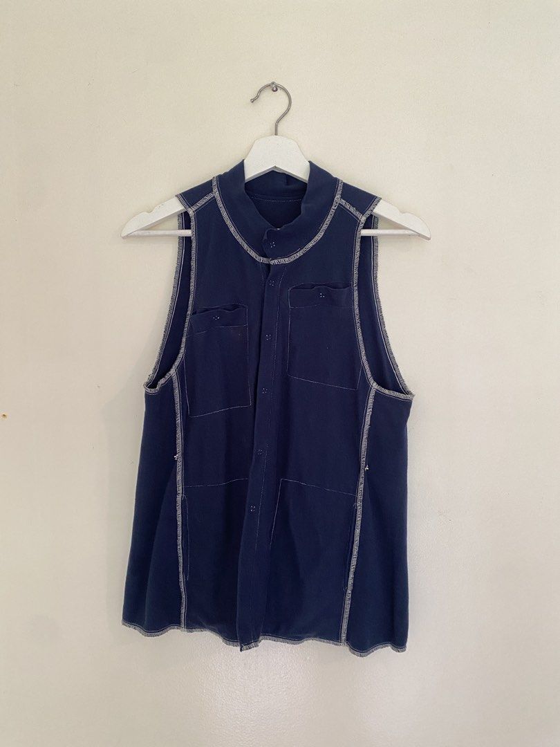 Carl Jan Cruz Vestee (Category: Sleeveless) located in Antipolo. Submitted by dana.db (Listing ID 1461492020, Image 1). Description: - CJC Vestee in Abyss - never worn, not my style - photo 4 and 5 for damage.