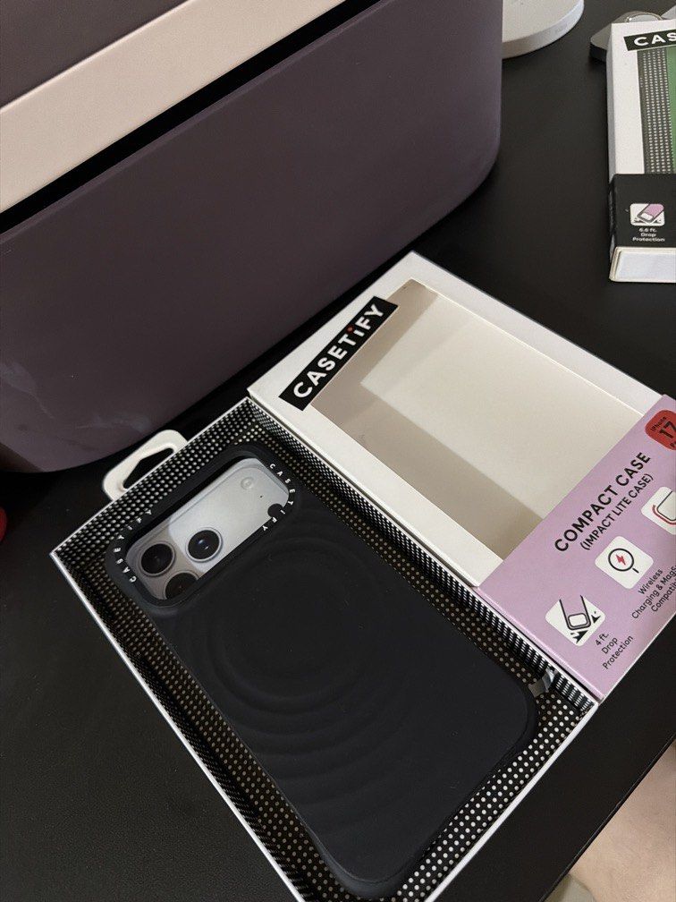 Casetify iphone 17 promax (Category: Cases & Sleeves) located in Valenzuela. Submitted by mypreciouscloset (Listing ID 1461406849, Image 1). Description: RIPPLE IPHONE 17 PROMAX CASE -BLACK BRAND NEW .