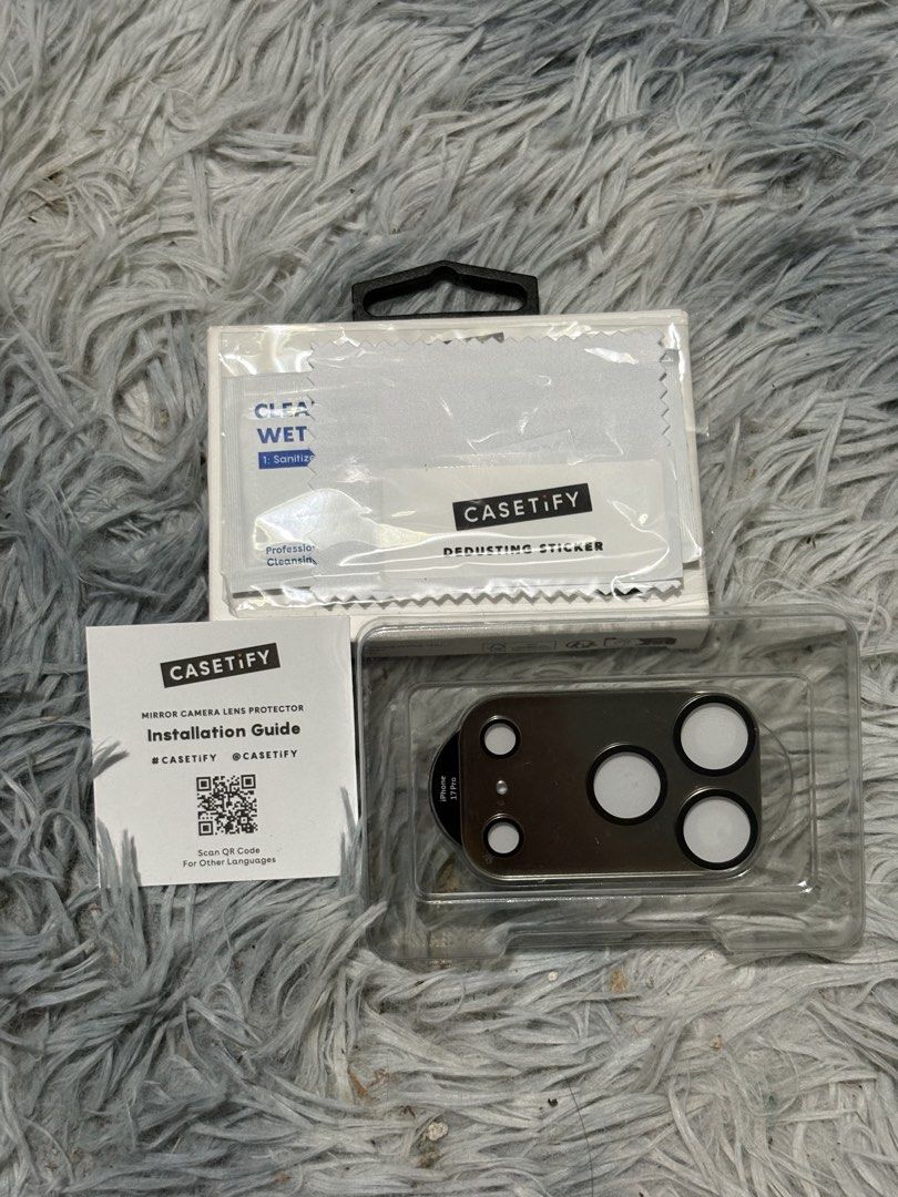 Casetify Lens Protector for iPhone 17 Pro (Category: Cases & Sleeves) located in Manila. Submitted by engr.lee (Listing ID 1461499170, Image 1). Description: Casetify Lens Protector for iPhone 17 Pro Brandnew PM FOR MORE DETAILS!.