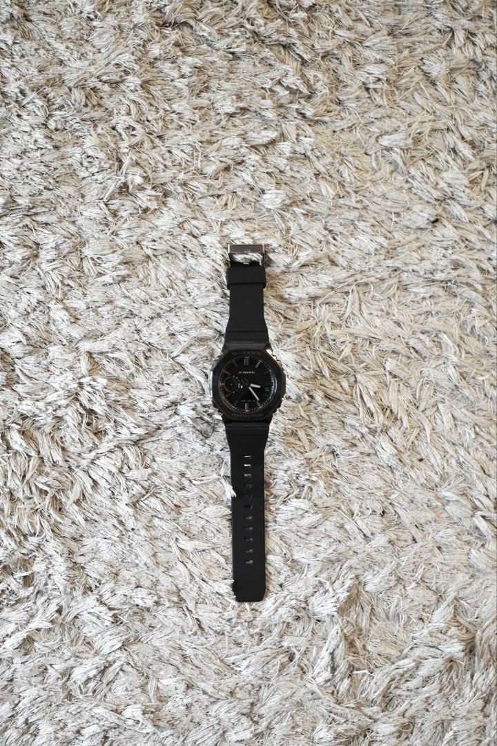 Casio G-Shock GA-2100 Black Octagon Watch (Category: Men's Watches) located in Quezon City. Submitted by jhosephllorente (Listing ID 1461407762, Image 3). Description: - G-Shock Luxe Black Series - Color: Black with Gold hardware - Includes original box and bag - Almost brand new - Perfect for everyday wear - Tough and stylish design .