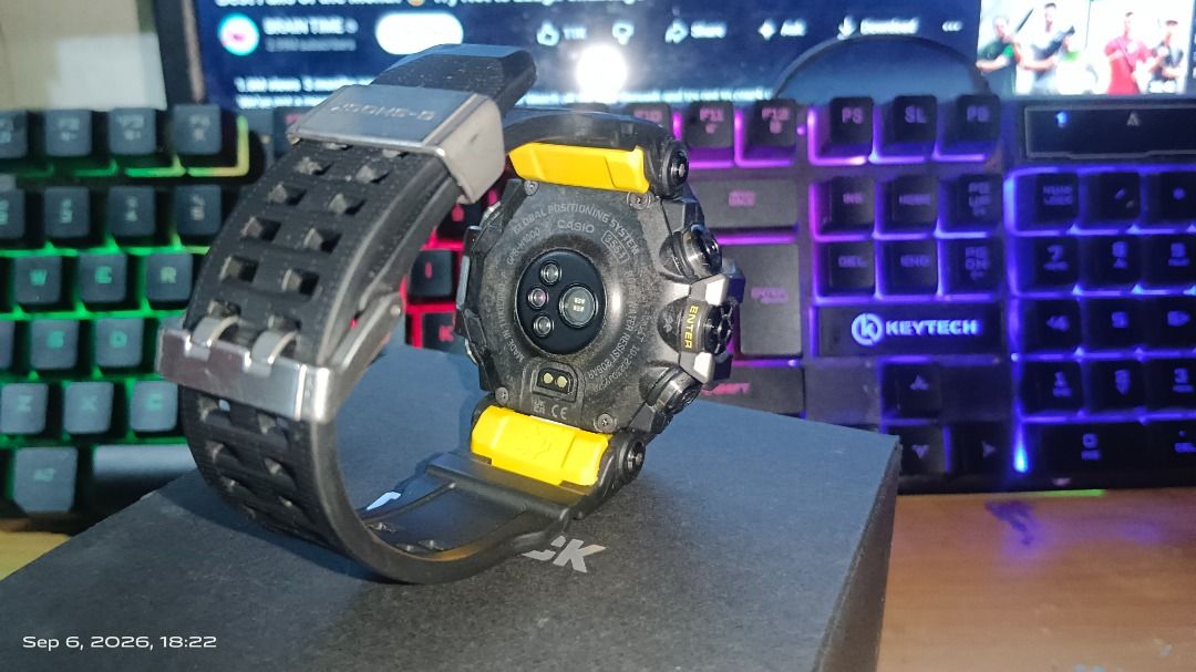 Casio GShock GPR H1000 (Category: Luxury Watches) located in Pasig City. Submitted by vincentsiat28 (Listing ID 1461352631, Image 3). Description: Casio GShock GPR H1000 With scratches on rubber part.