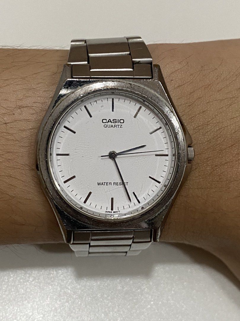 Casio MTP-1130 Men’s Watch (Category: Men's Watches) located in Taguig. Submitted by drixdimaculangan (Listing ID 1461538055, Image 2). Description: Has slight visible scratches Only watch inclusion no extra links 📍Taguig, Manila ship or meetup.