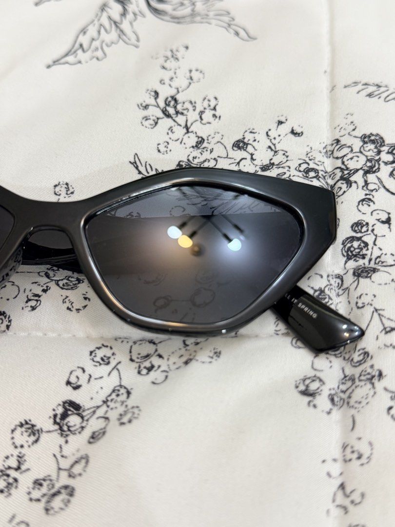 Cat Eye Sunglasses (Category: Sunglasses & Eyewear) located in Pasig City. Submitted by silent.finders.keepers (Listing ID 1461429096, Image 2). Description: Luxurious-looking Call it Spring Distinct angular, geometric cat-eye frame in black with dark tinted lenses..