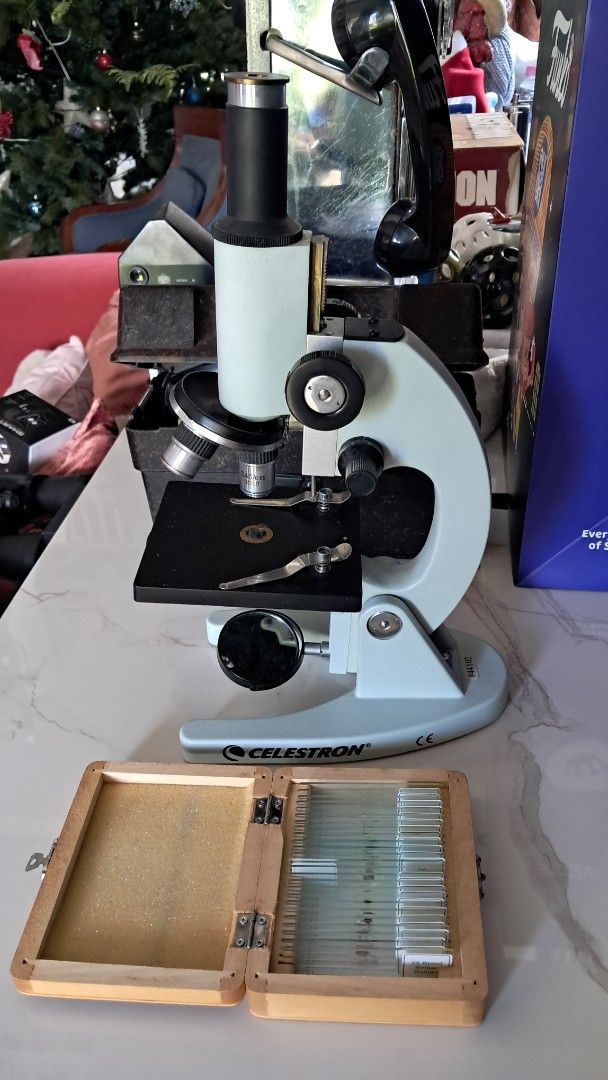 Celestron microsope (Category: Stationery & School Supplies) located in Santa Rosa. Submitted by majanice (Listing ID 1461366164, Image 3). Description: celestron microscope with sample specimen .