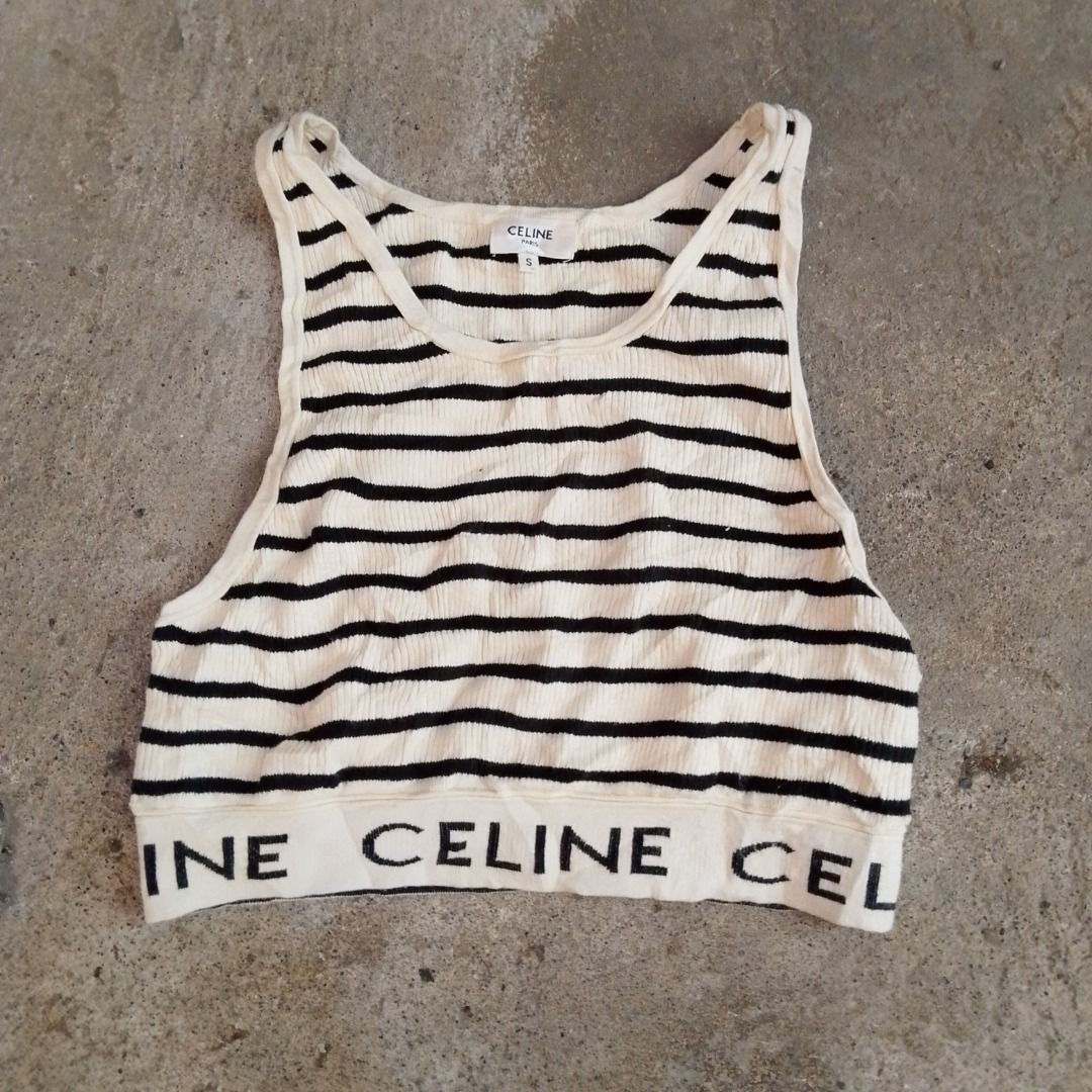 Celine cropted tank (Category: Activewear) located in New Washington. Submitted by kodak_ice (Listing ID 1461376507, Image 1). Description: No issue.