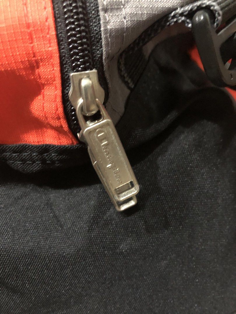 Champion Duffel Bag (Category: Other Sports Equipment and Supplies) located in Quezon City. Submitted by bettymeir07 (Listing ID 1461539564, Image 3). Description: Authentic Champion large travel, sports, and gym duffel bag, featuring a classic orange, black, and gray color-blocked panel design. -In good condition -PRICE NEGOTIABLE MOP: GOTYME or GCASH.