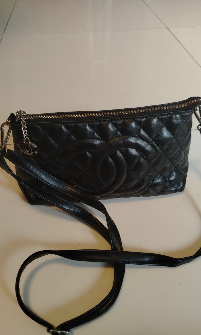 Chanel sling (Category: Luxury Bags & Wallets) located in Manila. Submitted by wildwind_73f77a (Listing ID 1461480076, Image 1). Description: excellent condition medium sling kasya cellphone and long wallet no issue.