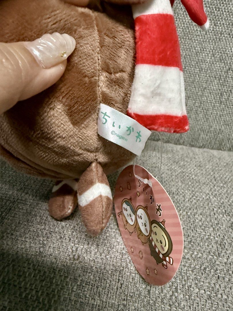 Chiikawa Usagi Gingerbread man plush (Category: Plushies & Soft Toys) located in Manila. Submitted by bcbg3217 (Listing ID 1461464754, Image 3). Description: ‼️PLEASE READ BEFORE BUYING‼️ Brand new condition with papertag Parade merch Big plush Authenticity guaranteed No other inclusions Actual photos are posted No other issues or flaws unless stated Please check the photos thoroughly before placing an order JnT regular or Lalamove COD for Metro 