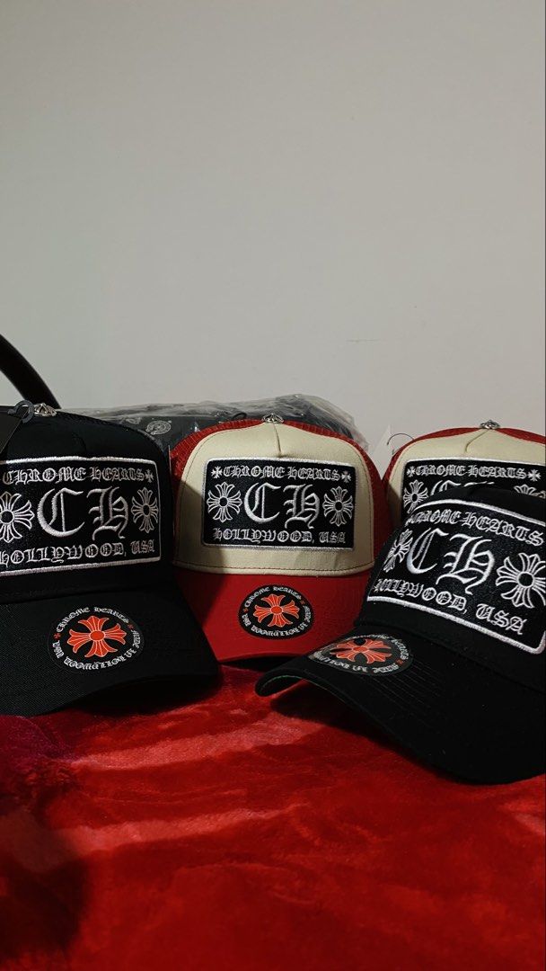 Chrome Hearts Caps (Category: Caps & Hats) located in Quezon. Submitted by bapestaa (Listing ID 1461401000, Image 2). Description: • Chrome Hearts Caps • Brandnew • Nego ( minimum 10 pcs).