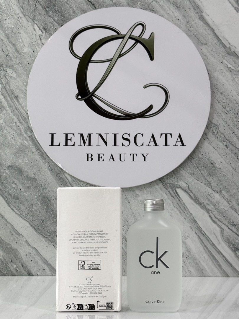 CK One EDT 100ml (Category: Fragrance & Deodorants) located in Taguig. Submitted by lcbeauty_ (Listing ID 1461423423, Image 3). Description: CK One EDT 100ml 🏷️₱1,250 READING IS ESSENTIAL: * This is our new Carousell account — officially Lemniscata Beauty (@lemniscatabeauty), a trusted seller with 4+ years and 100+ reviews. * Last price posted already * Law ballers will not be entertained * Guaranteed original, money back if proven fake * IG: @l
