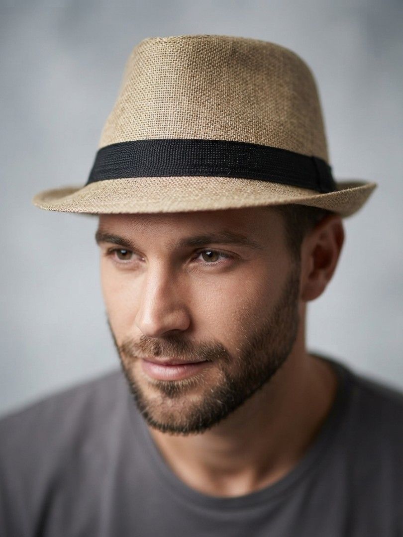 Classic Straw Fedora Hat with Black Band (Category: Caps & Hats) located in Binangonan. Submitted by yuristalin888 (Listing ID 1461379051, Image 1). Description: Upgrade your warm-weather style with this timeless straw fedora, designed for both comfort and effortless sophistication. Featuring a tightly woven, breathable natural straw construction and a contrasting black ribbon band, this lightweight hat offers dependable sun protection while keep