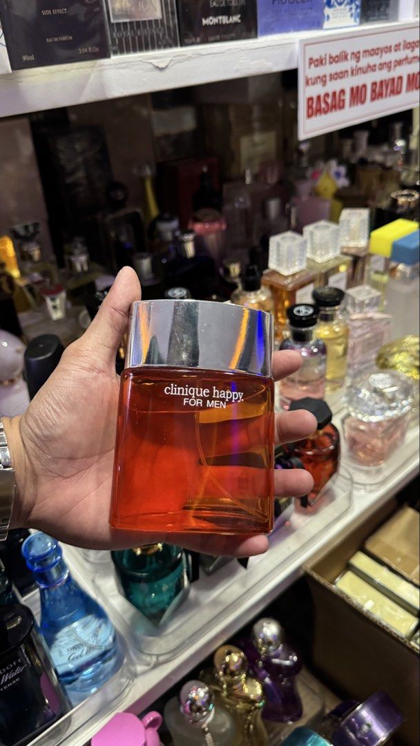 Clinique Happy for Men EDT 100ml (Category: Fragrance & Deodorants) located in Manila. Submitted by r.nicole565 (Listing ID 1461361066, Image 1). Description: -U.S Tester Quality -Brand New with Box -Long Lasting Fragrance (We have Premium Quality Too).