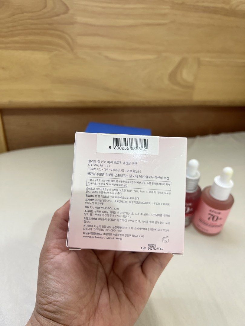 Clio Kill Cover Mesh Glow Cushion (Category: Makeup) located in Manila. Submitted by annesson (Listing ID 1461440319, Image 2). Description: Original/ sealed Bought from Korea RFS: Hoarded too many cushion Shade: 23N Expiration date: See photo.
